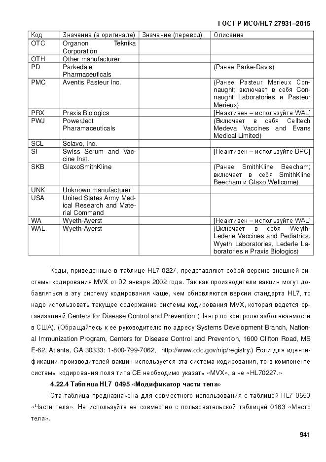 ГОСТ Р ИСО/HL 7 27931-2015, страница 948